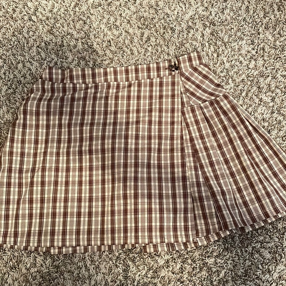 Plaid skirt